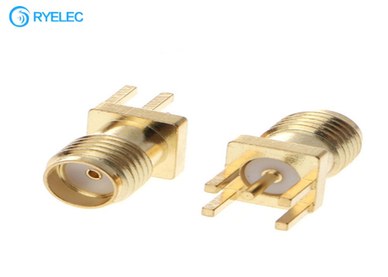 Διηλεκτρικός RF συνδετήρας κεραιών PTFE, ορείχαλκος/καλυμμένο χρυσός SMA RFconnector προμηθευτής