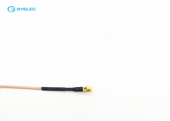Ενσωματωμένος τοποθετήστε την άσπρη κεραμική κεραία MMCX μπαλωμάτων αρσενικό καλώδιο συνδετήρων σωστής γωνίας/8cm προμηθευτής