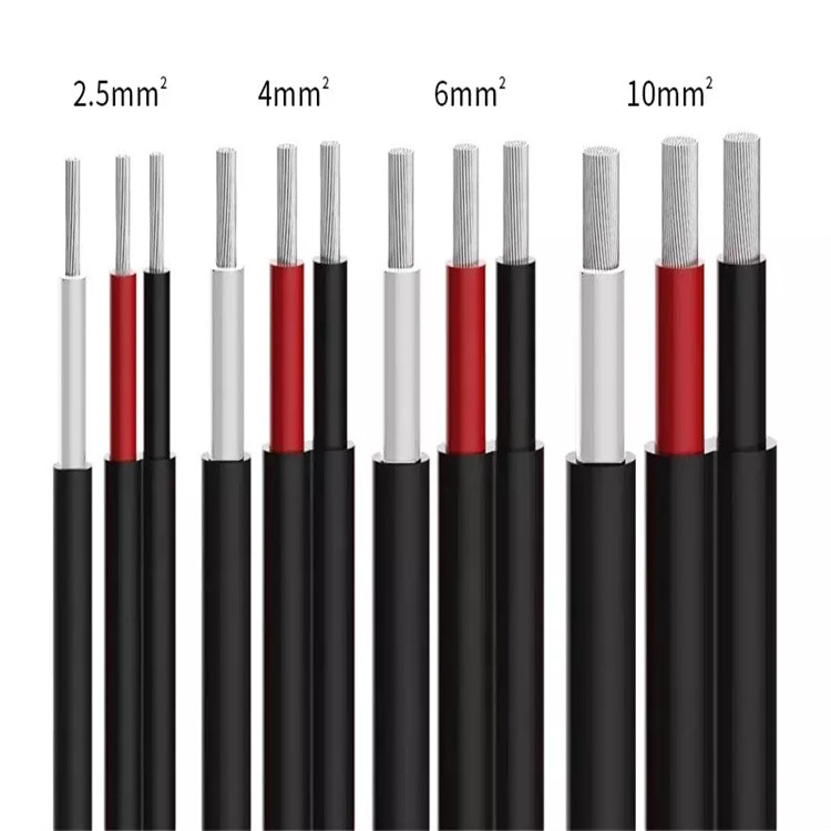 Καλώδιο 2.5mm DC1000V 30A ηλιακού πλαισίου PV επέκτασης για το συνδετήρα σταθμών παραγωγής ηλεκτρικού ρεύματος