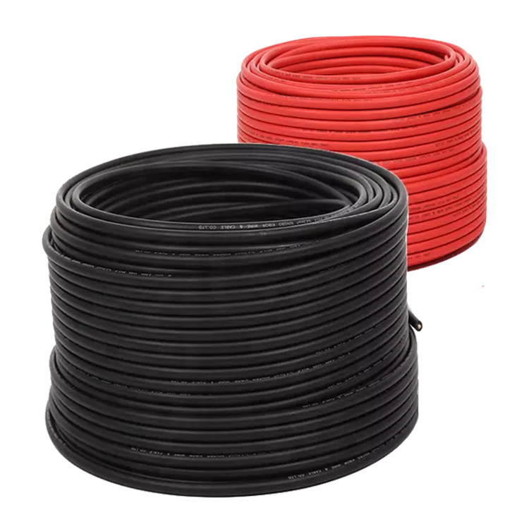 6mm2 ενιαίος πυρήνας συνεχών ηλεκτρικός ηλιακός PV καλωδίων για το σύστημα 10AWG PV