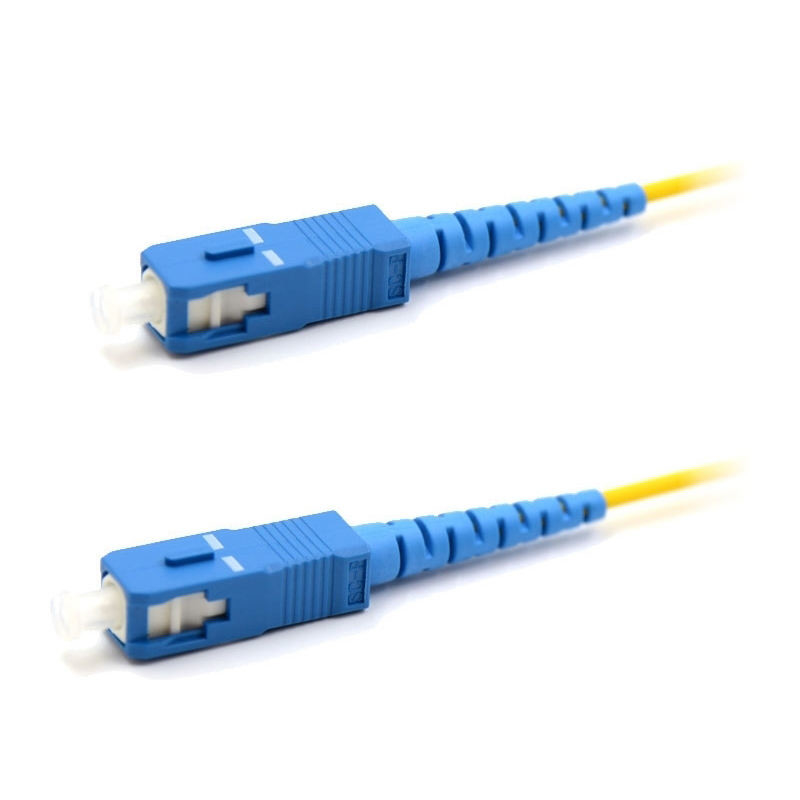 Ενιαίο Sc UPC 3.0mm G657A σκοινιού μπαλωμάτων οπτικών ινών τρόπου μονοκατευθυντικό