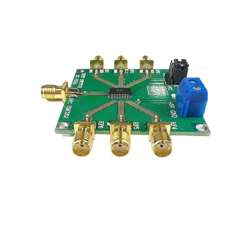 Συγκρότημα πλατφόρμας κυκλωμάτων PCB για ελεγκτή κινητήρα HMC252 DC-3GHz RF μη ανταγωνιστικό κλειδί SP6T κλειδί RF κλειδί CATV/DBS MMDS για 3V-5
