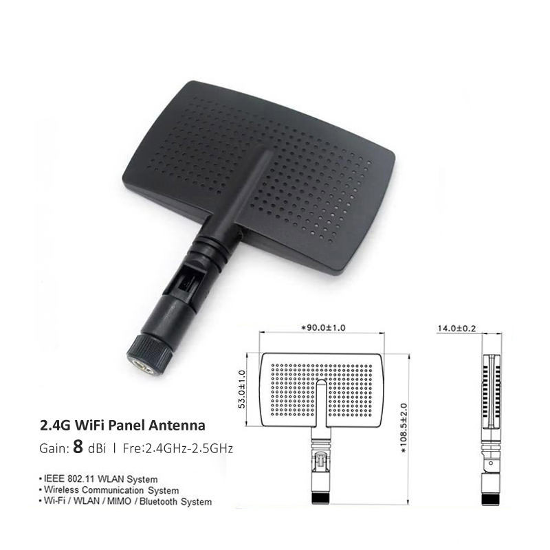 2.4G WIFI κεραία 2.4GHz απευθείας κεραία νικητής: 8dbi SMA IEEE 802.11 WLAN δρομολογητής Bluetooth RF κεραία ενισχυτή