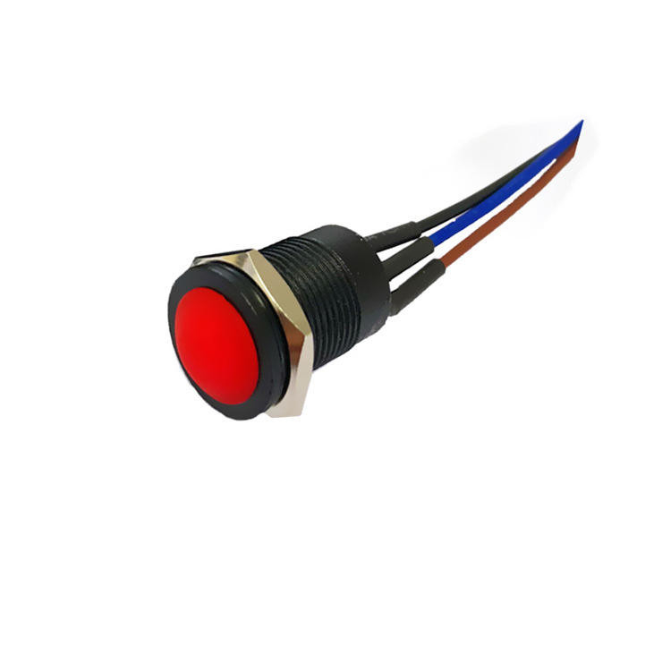Wintai-Tech κουμπί πιέσης κέρας διακόπτης 12v κουμπί πιέσης διακόπτης εκκίνησης 12mm στιγμιαίο κουμπί πιέσης Διακόπτης με συναρμολόγηση καλωδίου