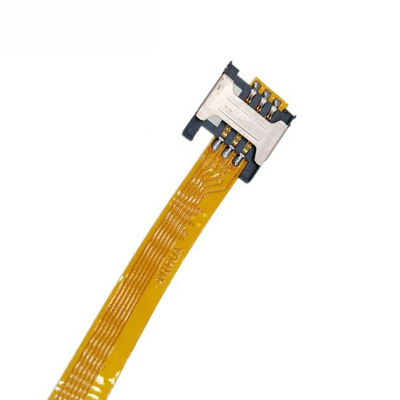 GSM CDMA Standard UIM SIM Card Kit Άντρας προς θηλυκή επέκταση μαλακό επίπεδο καλώδιο FPC