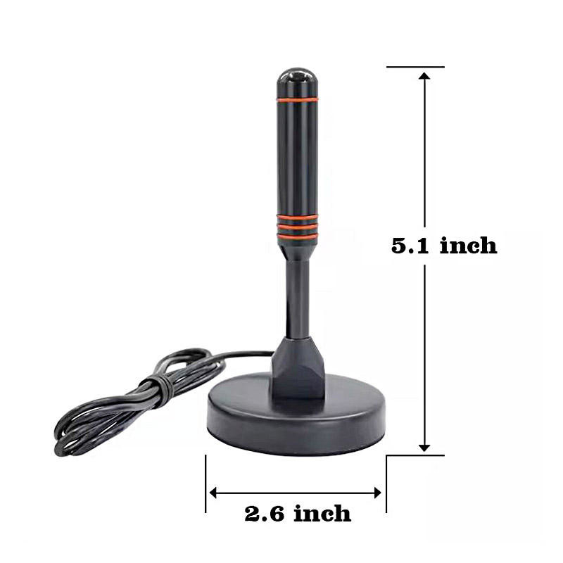Βέλτιστη τιμή Καυτή πώληση Εξωτερικό HDTV TV Stick Δωρεάν Διάδρομος Uhf Vhf tv Αεροπορική Ψηφιακή εσωτερική τηλεοπτική κεραία DVB-T2 με μαγνήτη