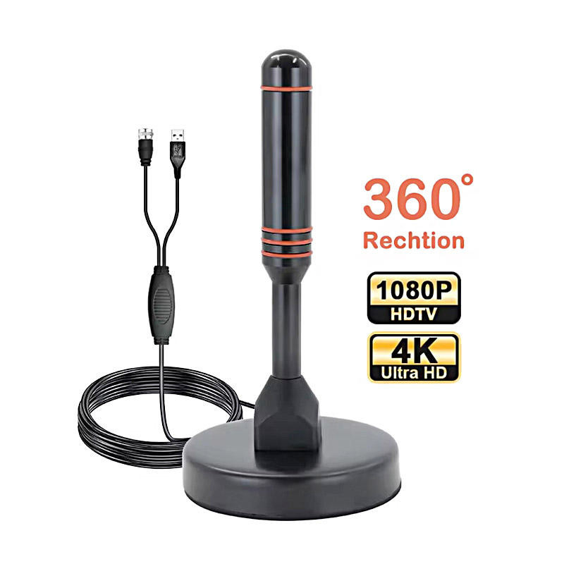 Βέλτιστη τιμή Καυτή πώληση Εξωτερικό HDTV TV Stick Δωρεάν Διάδρομος Uhf Vhf tv Αεροπορική Ψηφιακή εσωτερική τηλεοπτική κεραία DVB-T2 με μαγνήτη