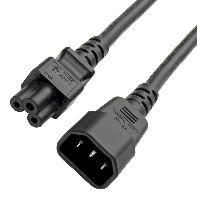Δικτυακό κώδικα RY Adapter C14 σε C5 Δικτυακό κώδικα 7a 250v 18 Awg