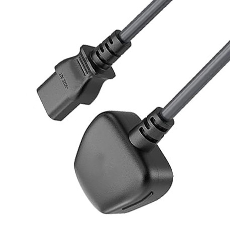 RY C13 To UK Plug Power Cord Bs1363 18awg 250v μήκος για τους περισσότερους υπολογιστές εκτυπωτές και άλλες συσκευές