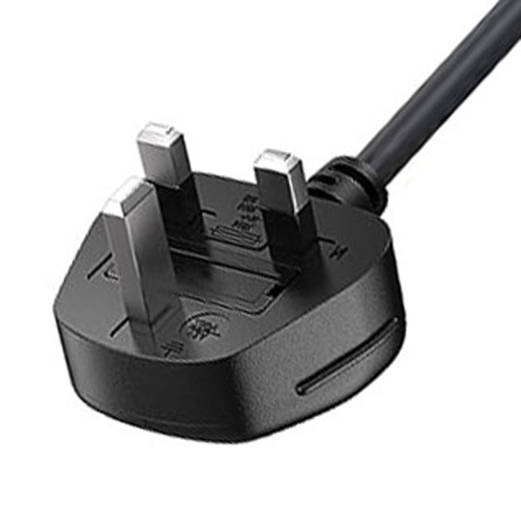 RY C13 To UK Plug Power Cord Bs1363 18awg 250v μήκος για τους περισσότερους υπολογιστές εκτυπωτές και άλλες συσκευές