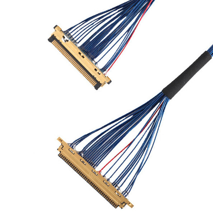 Προσαρμοσμένο Lvds Jae Micro Coaxial Cable Fi Jt40c Csh1 έως Hd1p040ma1 για γυαλιά Vr