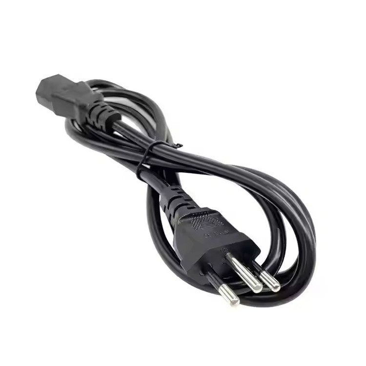 RY IEC Βραζιλία Σύρμα ηλεκτρικής ενέργειας 1-15p 5-15p Υλικό PVC Προσαρμοσμένο 1M 1.5M 2M 3M 5M Συμπεριλαμβάνει απογυμνωμένο καλώδιο ηλεκτρικής ενέργειας