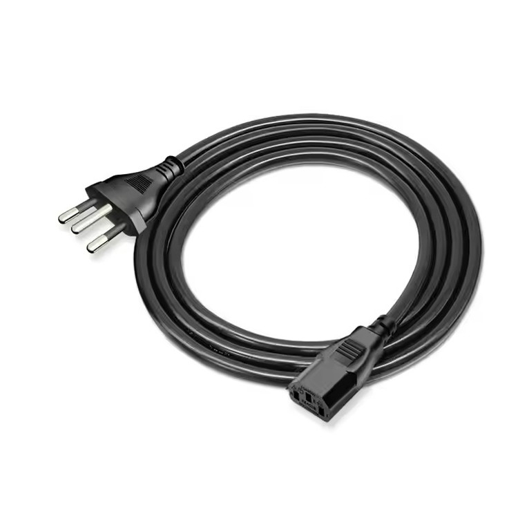 RY IEC Βραζιλία Σύρμα ηλεκτρικής ενέργειας 1-15p 5-15p Υλικό PVC Προσαρμοσμένο 1M 1.5M 2M 3M 5M Συμπεριλαμβάνει απογυμνωμένο καλώδιο ηλεκτρικής ενέργειας