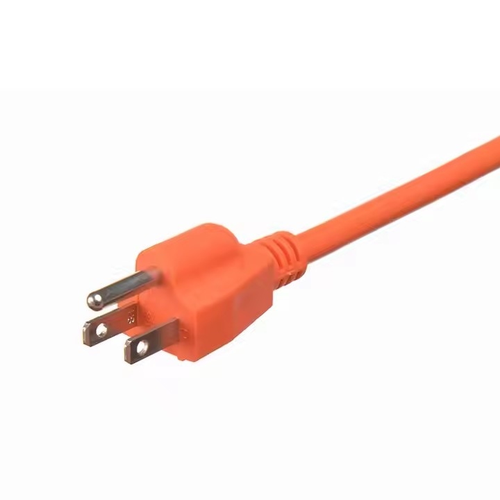 SJWT #12/14/16 AWG καλώδιο επέκτασης 10A 13A 15A 125V τύποι γείωσης 3pin ηλεκτρικά καλώδια ισχύος 125v ΗΠΑ