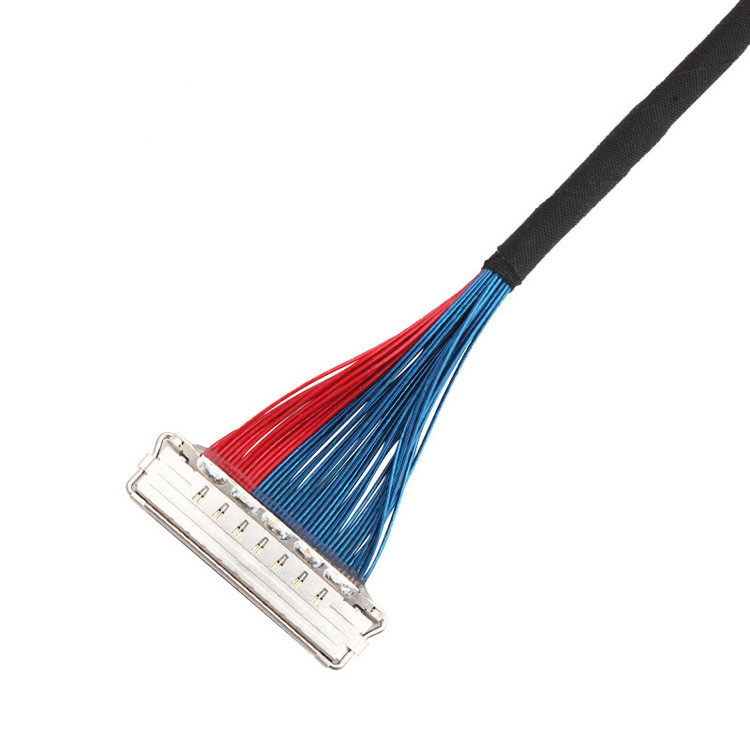 Εργοστάσιο 0,4mm Στροφή LVDS Διάσκεψη καλωδίων IPEX 20679-040T-01 150mm μήκος