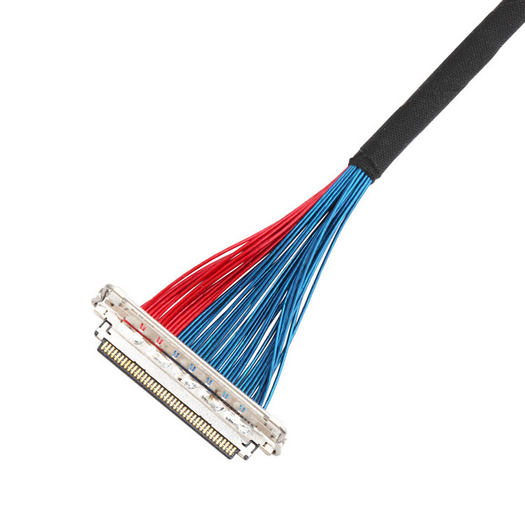 Εργοστάσιο 0,4mm Στροφή LVDS Διάσκεψη καλωδίων IPEX 20679-040T-01 150mm μήκος
