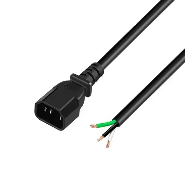 Χρυσός προμηθευτής Ασφαλισμένη ποιότητα IEC C13 θηλυκό άκρο καλώδιο C14 αρσενικό άκρο καλώδιο επέκτασης