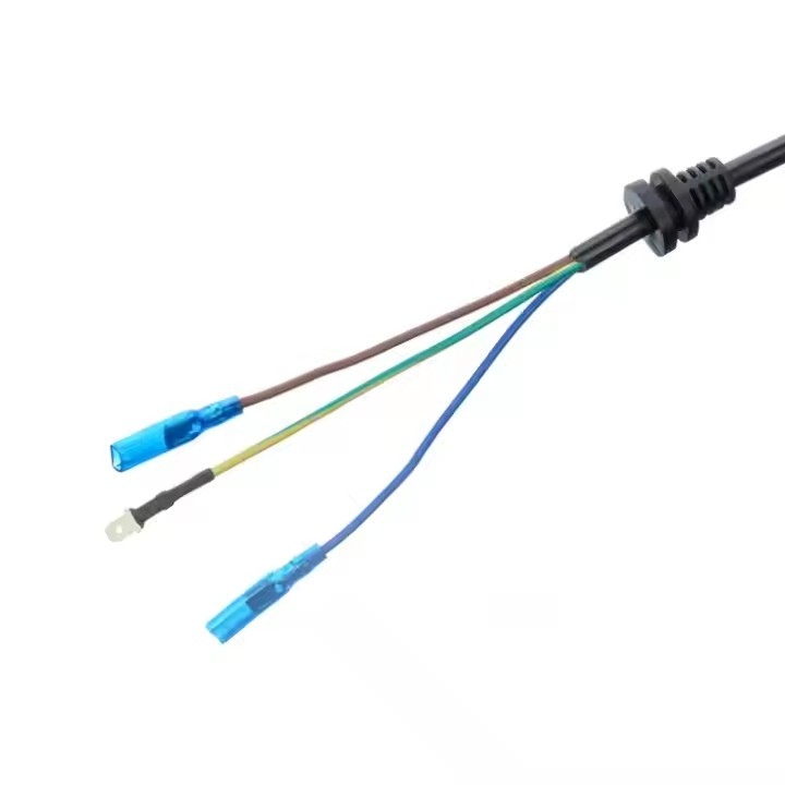 ΕΤΛ πιστοποιημένο 3-Copper Core SJTW 10/12/14 Awg 3 Prong PVC μονωμένο σύρμα Nema 5-15p έως γυμνό άκρο καλώδια ισχύος AC