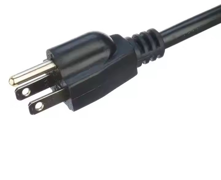 ΕΤΛ πιστοποιημένο 3-Copper Core SJTW 10/12/14 Awg 3 Prong PVC μονωμένο σύρμα Nema 5-15p έως γυμνό άκρο καλώδια ισχύος AC