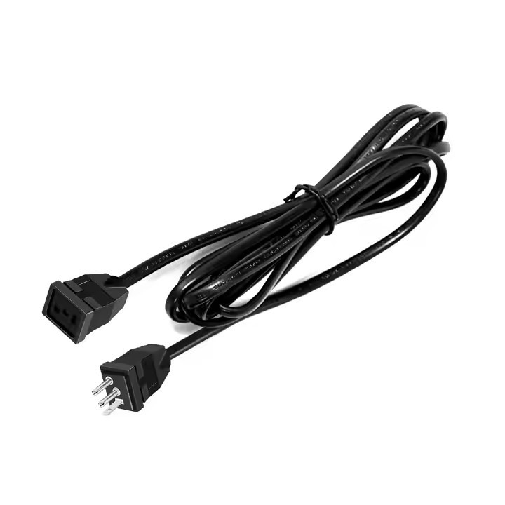 ETL UL817/CSA C22.2 SJT 3X14 έως 10AWG 3 Pin US Black Power Cord επέκταση Βιομηχανικά καλώδια επέκτασης US για φωτισμό