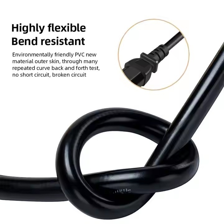 ETL UL817/CSA C22.2 SJT 3X14 έως 10AWG 3 Pin US Black Power Cord επέκταση Βιομηχανικά καλώδια επέκτασης US για φωτισμό