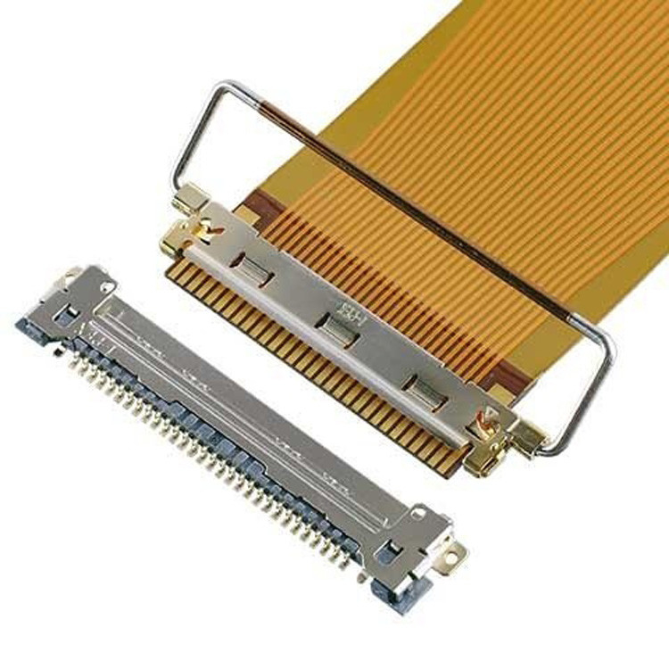 Σύνδεση υγρού κρύσταλλου οθόνης Ipex Lvds Cable CABLINE-VSF 20645-040T-01 40P 0.5mm Pitch