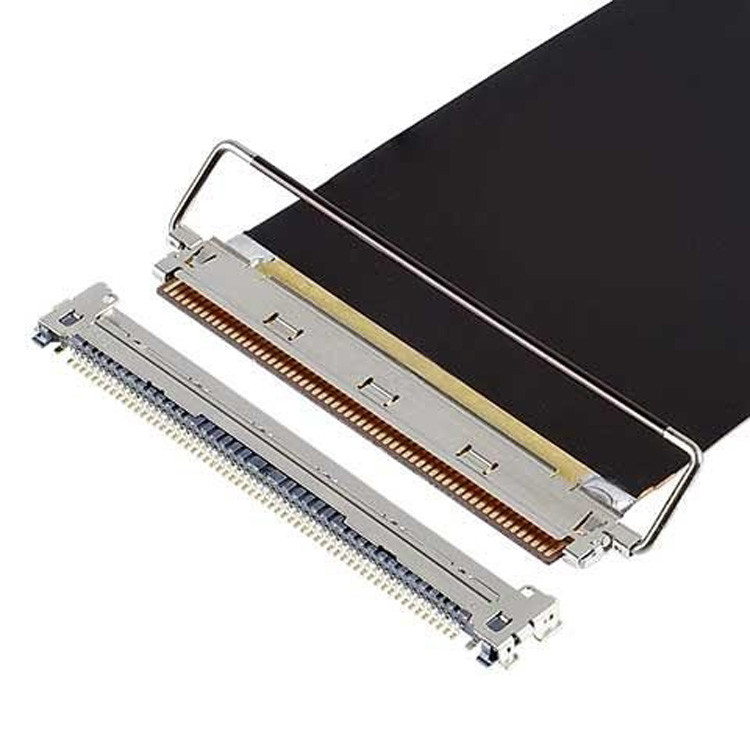 Φαρμακείο 60P IPEX CABLINE-CAF 20858-060T-01 0,4mm Pitch Οριζόντιο συνδυασμό τύπου FPC Plug Connector με μηχανική κλειδαριά