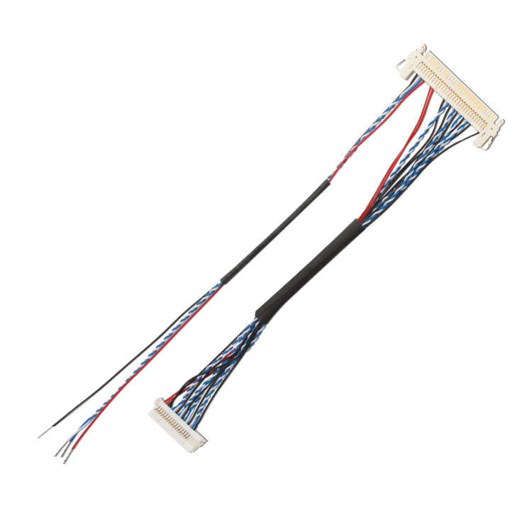 Προσαρμοσμένο OEM Wire Harness FI S20S 20 Pin 1,25 mm Pitch JAE Display Lvds καλώδιο