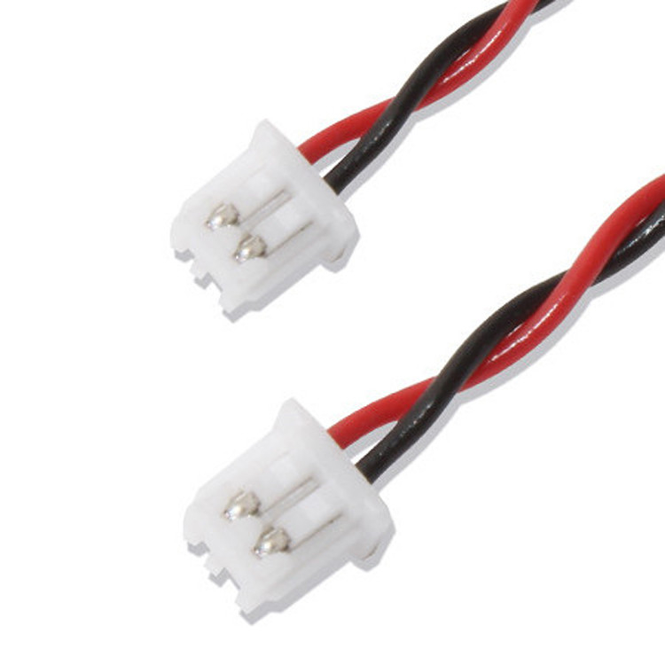 JST PH 2.0 συνδετήρας UL1007 Μαύρο Κόκκινο Προσαρμοσμένα συσσωρευτικά καλώδια και σύρματα