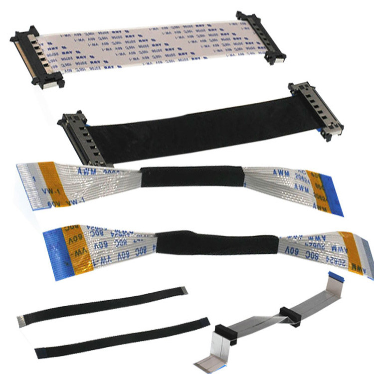 80mm 36AWG Strip FFC Ευέλικτο επίπεδο καλώδιο 20P Εξοπλιστική ηλεκτρονική σύνδεση Ευέλικτο επίπεδο καλώδιο