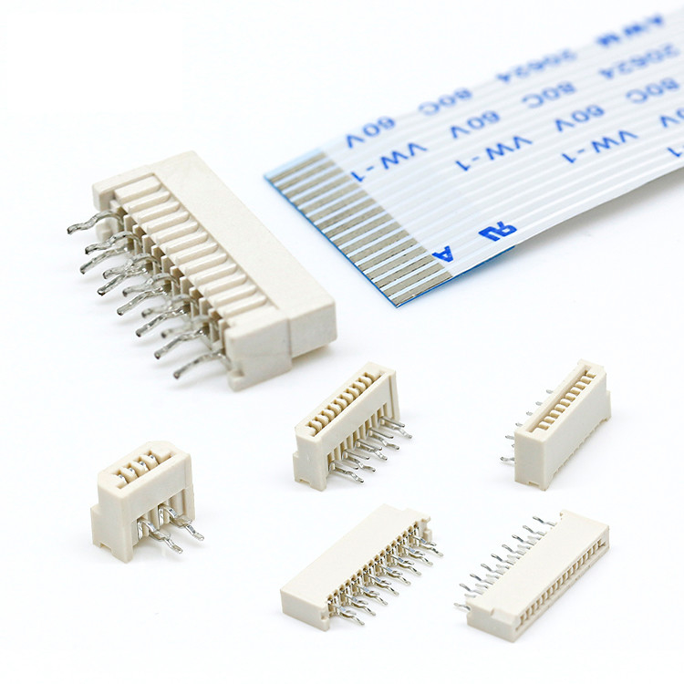 Προσαρμοσμένο 1.25mm Pitch Awm 20624 80c 60v Vw 1 FFC FPC Connector 16 24 45 80 Pin Wire Harness Ευέλικτο επίπεδο καλώδιο PCB