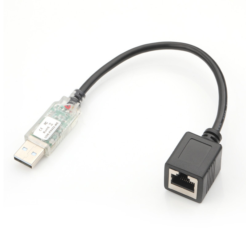 Βιομηχανικοί προσαρμογείς καλωδίων USB-A RJ422 σε RS232 Network Port Network Engineering Debug Cable