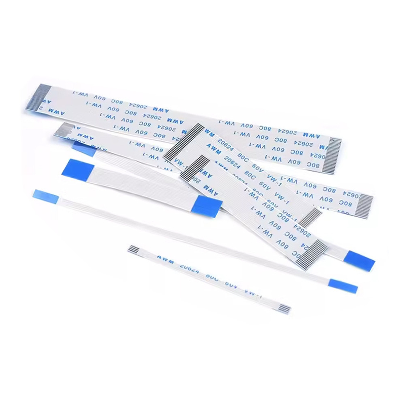 Ffc / Fpc επίπεδα ευέλικτα καλώδια Awm 20624 80c 60v Vw-1 0.5mm 1.0mm 6pin/8p/5p-20pin κυκλώματα επιφάνεια Fpc/Ffc σύρμα σχοινί