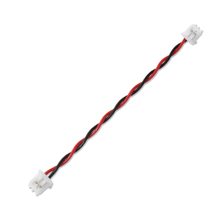 RY Brand JST Wire Harness XHP-2 Connector Cable 22AWG UL1007 Μαύρο Κόκκινο 2P κόλλα