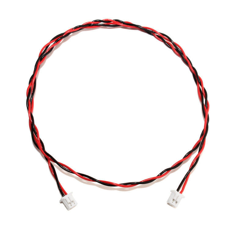 RY Brand JST Wire Harness XHP-2 Connector Cable 22AWG UL1007 Μαύρο Κόκκινο 2P κόλλα
