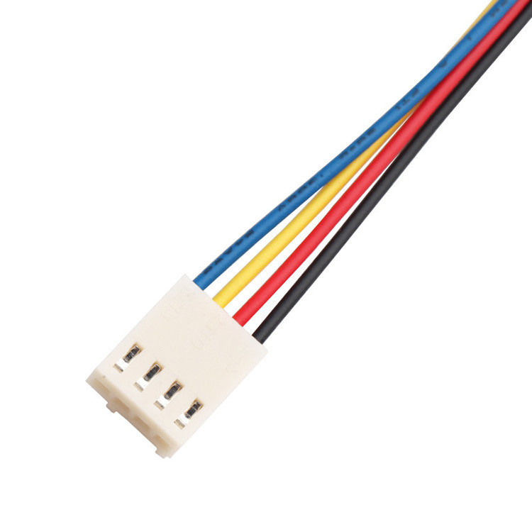 Φαρμακευτική κατασκευή JST JH 2.5mm 4-Pin Molex 4-Wire Fan Y Assembly Lvds 4-Pin Connector Cable