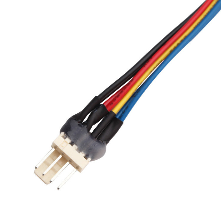 Φαρμακευτική κατασκευή JST JH 2.5mm 4-Pin Molex 4-Wire Fan Y Assembly Lvds 4-Pin Connector Cable