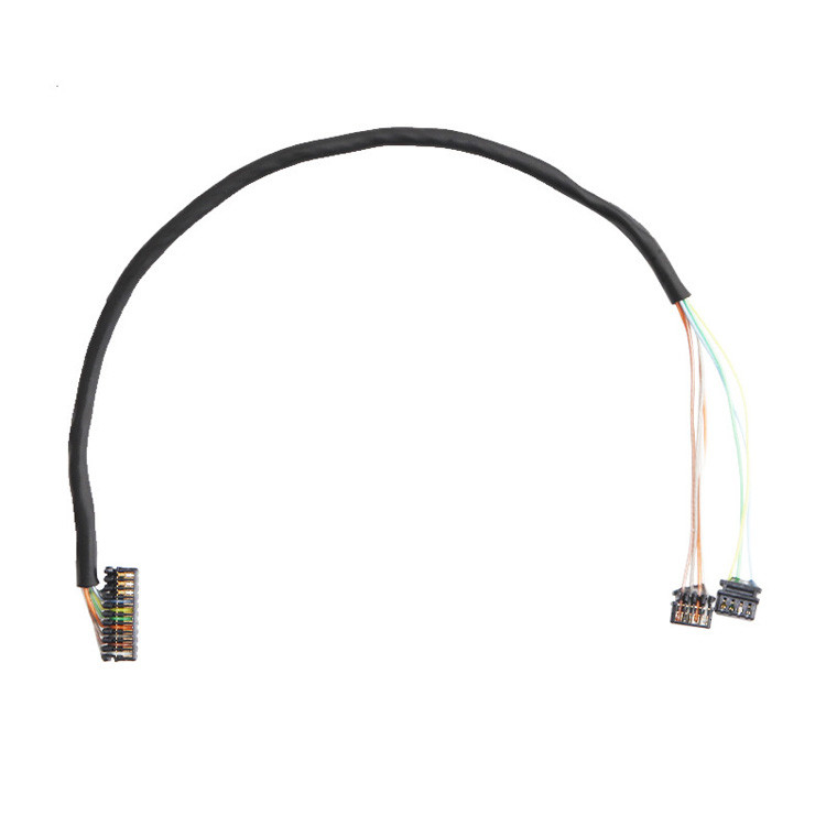 Φαρμακευτική προσαρμογή 0.6 Pitch JST 04XSR έως JST 10XSR IDC Wire Harness Cable Assembly