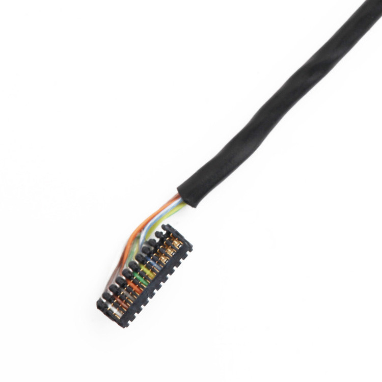 Φαρμακευτική προσαρμογή 0.6 Pitch JST 04XSR έως JST 10XSR IDC Wire Harness Cable Assembly
