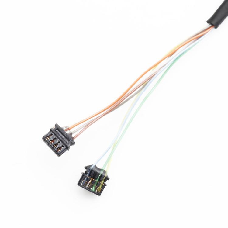 Φαρμακευτική προσαρμογή 0.6 Pitch JST 04XSR έως JST 10XSR IDC Wire Harness Cable Assembly