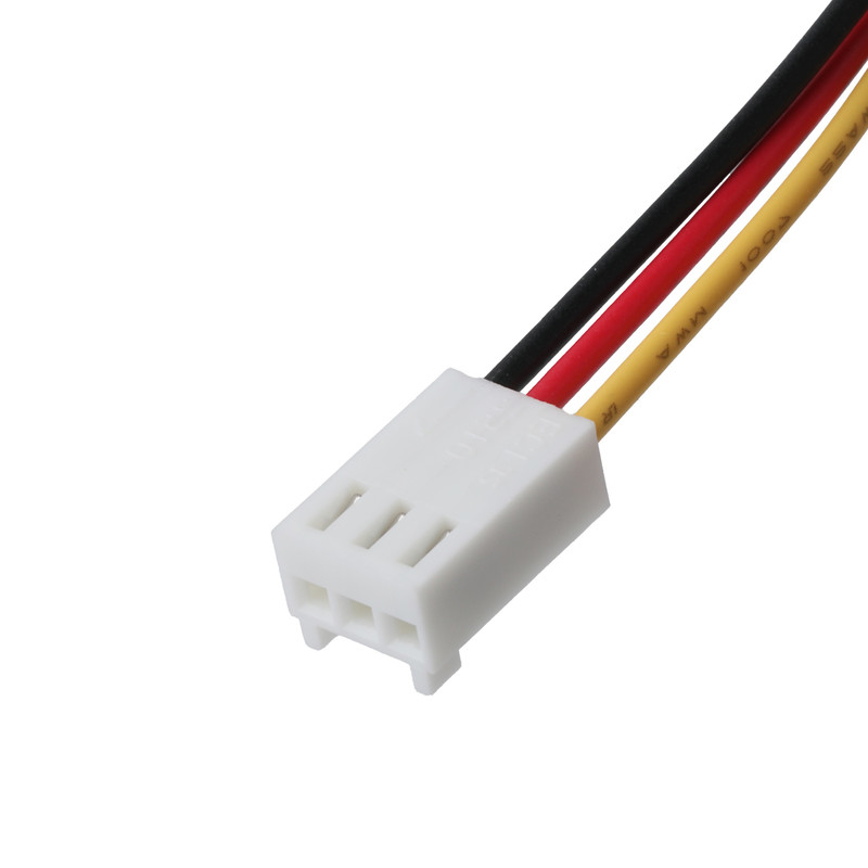 σύνδεσμος molex 22-23-2031 έως 22-01-3037 3-POS Εμπνευστήρας Κεφαλίδα Άντρας Πινάκια 2.54mm Πίτσα 22AWG Hook-Up Wire cable