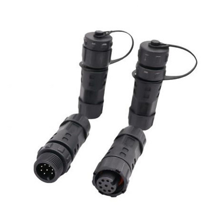 OEM/OD MM12 Βιομηχανική ποιότητα Πνευρόστερος κυκλικός σύνδεσμος IP67 για ηλεκτρικό εξοπλισμό αυτοκινήτων