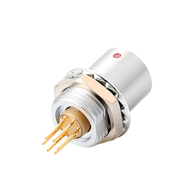 IP68 Push Pull Self Locking Industrial Control B Series Z6 6 Pin Γυναίκα προς 6 Pin Σημαντικός αισθητήρας κυκλικός σύνδεσμος
