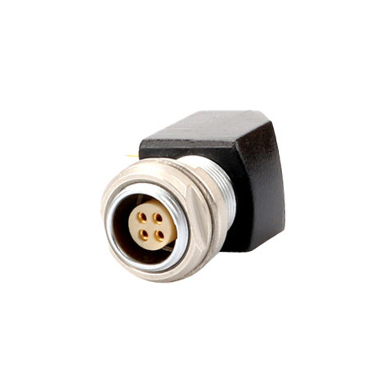 Σειρά Β Z12 4Pin διπλό καρφί σταθερή γωνία Socket 90° γωνία διπλό καρφί σταθερό για κυκλώματα εκτύπωσης