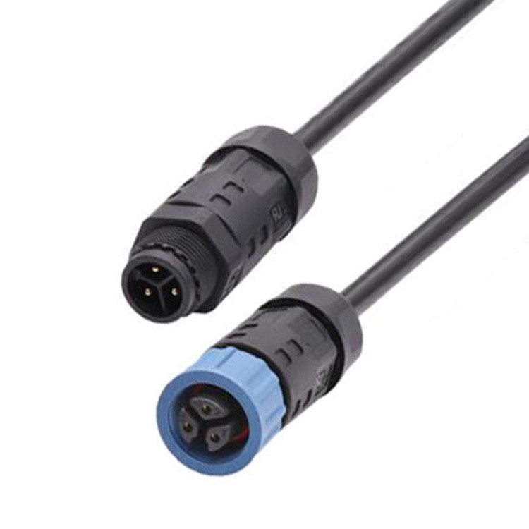 IP67 Αδιάβροχος M15 Βιομηχανικός κυκλικός σύνδεσμος Συνδέσμος τύπου συγκόλλησης με 2 3 πινές