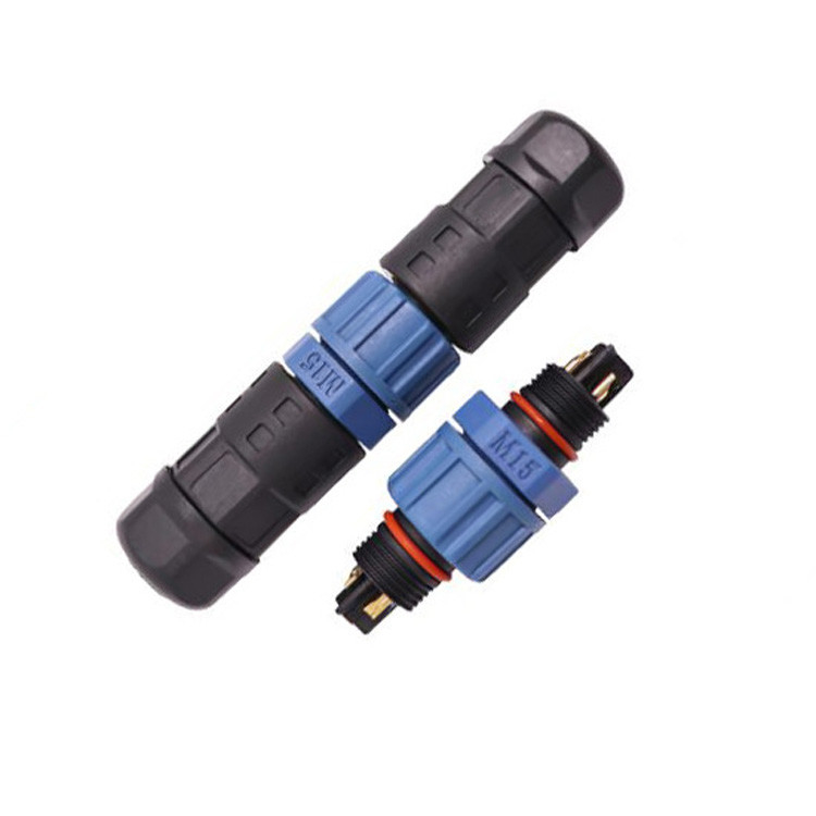 IP67 Αδιάβροχος M15 Βιομηχανικός κυκλικός σύνδεσμος Συνδέσμος τύπου συγκόλλησης με 2 3 πινές