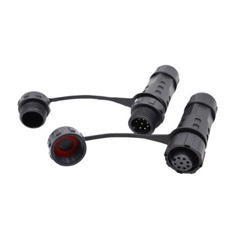 Φαρμακείο Mini M12 8 Pin κυκλικός σύνδεσμος πλέγματος Αδιάβροχος Βιομηχανικός IP67 Άντρας / Γυναίκα