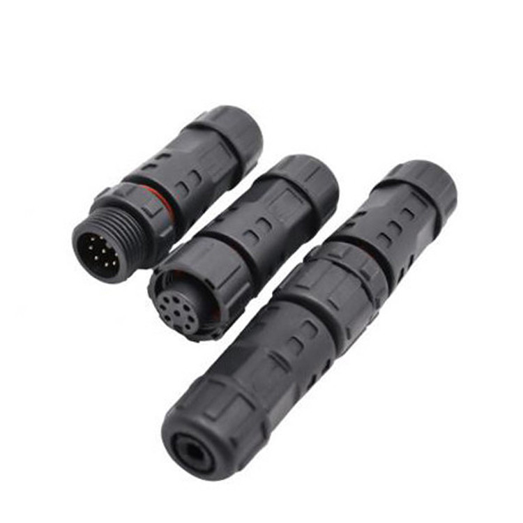 Φαρμακείο Mini M12 8 Pin κυκλικός σύνδεσμος πλέγματος Αδιάβροχος Βιομηχανικός IP67 Άντρας / Γυναίκα