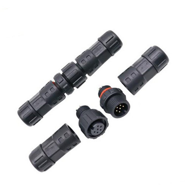 Φαρμακείο Mini M12 8 Pin κυκλικός σύνδεσμος πλέγματος Αδιάβροχος Βιομηχανικός IP67 Άντρας / Γυναίκα
