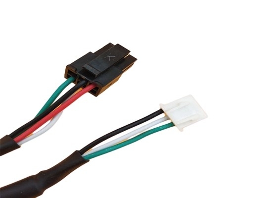 Τακτοποίηση 3.0mm 2*2p Molex 43025 μικροϋπολογιστών λουριών καλωδίων PVC μαύρος συνδετήρας 4 στην καρφίτσα Jst - Xh 2464